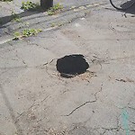 Pothole at 5 Franklin Ct