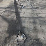 Pothole at 50 Vernon St