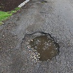 Pothole at 56 Walnut Pl