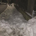 Unshoveled/Icy Sidewalk at 161 Gardner Rd