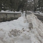 Unshoveled/Icy Sidewalk at 412–448 Newton St, Chestnut Hill