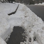 Unshoveled/Icy Sidewalk at 1100 W Roxbury Pkwy, Chestnut Hill