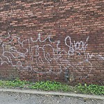 Graffiti at 324 Shaw St