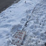 Damaged Sign at 2–16 Williston Rd