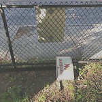 Damaged Sign at 93–103 Columbia St