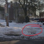 Unshoveled/Icy Sidewalk at 2–20 Holly Ln, Chestnut Hill