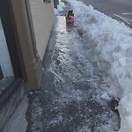 Unshoveled/Icy Sidewalk at 4 Summit Ave