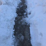 Unshoveled/Icy Sidewalk at 85 Toxteth St