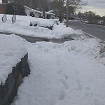 Unshoveled/Icy Sidewalk at 566 Newton St, Chestnut Hill