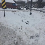 Unshoveled/Icy Sidewalk at 183 Grove St, Chestnut Hill