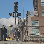 Streetlight at 119–199 Mountfort St, Boston