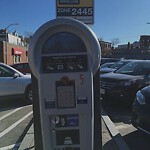 Broken Parking Meter at 42.34 N 71.12 W