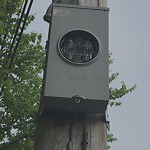 Streetlight at 238–282 Newton St, Chestnut Hill