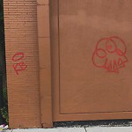 Graffiti at 966 Commonwealth Ave