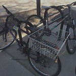 Abandoned Bike at 410–428 Chestnut Hill Ave