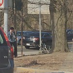 Abandoned Bike at 302 Riverway, Boston